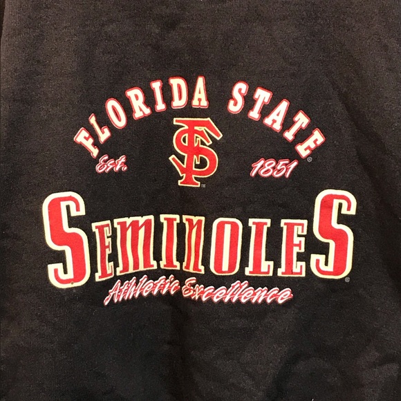 Florida State Seminoles Pullover Sweatshirt FSU Sm - Picture 2 of 5